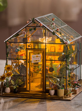 diy小屋手工制作花房凯西