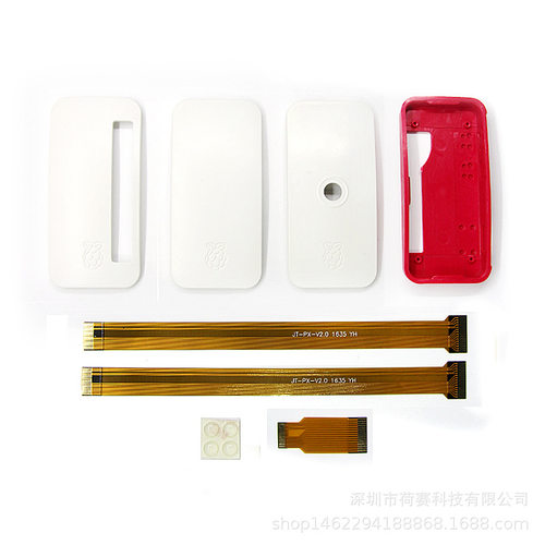 Raspberry Pi ABS红白色外壳 Zero V1.3 Camera Cable摄像头FFC线