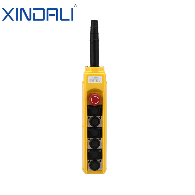 厂家直供XCD防雨 起重机升降 急停按钮单双速 行车电葫芦手柄开关