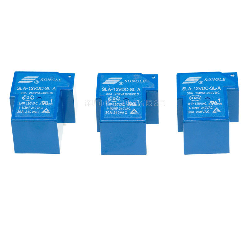 T90松乐继电器SLA-05V 09V 12V 24V 48VDC-SL-A-C 4/5/6脚 30A