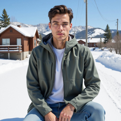 蓝途软壳衣徒步登山轻量化防泼水