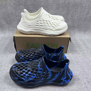 出欧美高端！毒液同款亲子童凉鞋男童女童包头凉鞋洞洞鞋轻便速干