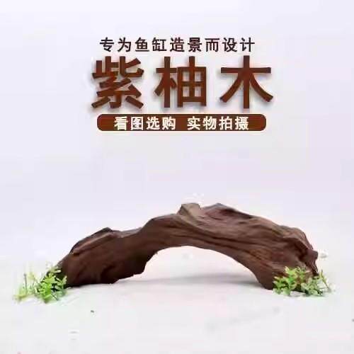 精品沉木大号紫柚木珊瑚木草缸