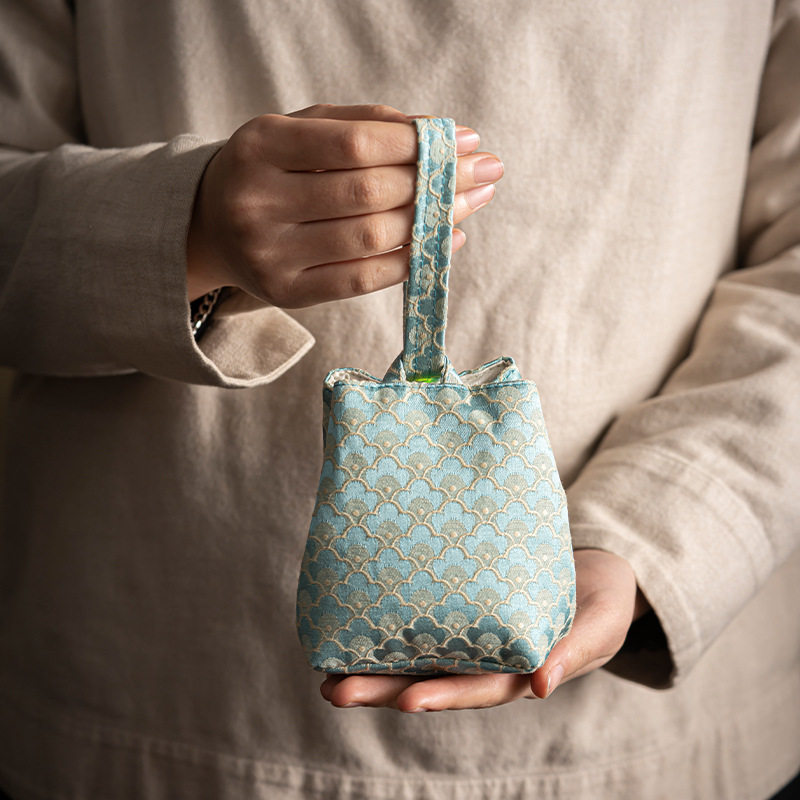 九匠风手工大号主人布袋杯配件茶壶茶道收纳袋便携包盖碗茶杯复古,收纳整理,茶具收纳盒,淘宝优惠券,粉丝福利购,淘宝优惠卷