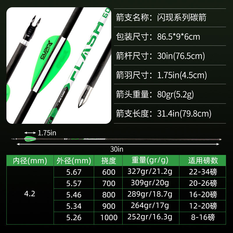 内径4.2碳素箭标准千竞技反曲箭直供支比赛六箭弓箭馆弓训练射箭,运动/瑜伽/健身/球迷用品,箭,淘宝优惠券,粉丝福利购,淘宝优惠卷