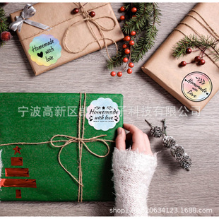 跨境热卖渐变色标签贴纸phomemo打印纸专用M110/220热敏标签机