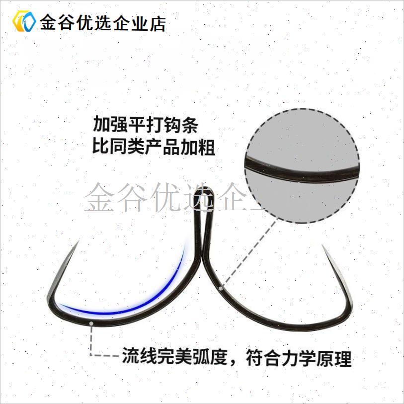经典款刀锋锚钩破鳞刀尖蝴蝶钩二爪钩二本钩锚U钩挂鱼钩三角钩\