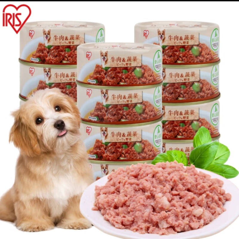 爱丽思宠物湿粮狗罐头成幼犬牛肉蔬菜米饭罐金毛泰迪零食伴饭罐头