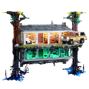 BrickBling 适用乐高75810怪奇物语颠倒世界积木拼装灯饰LED灯光