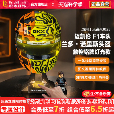 43023迈凯伦F1诺里斯头盔灯饰