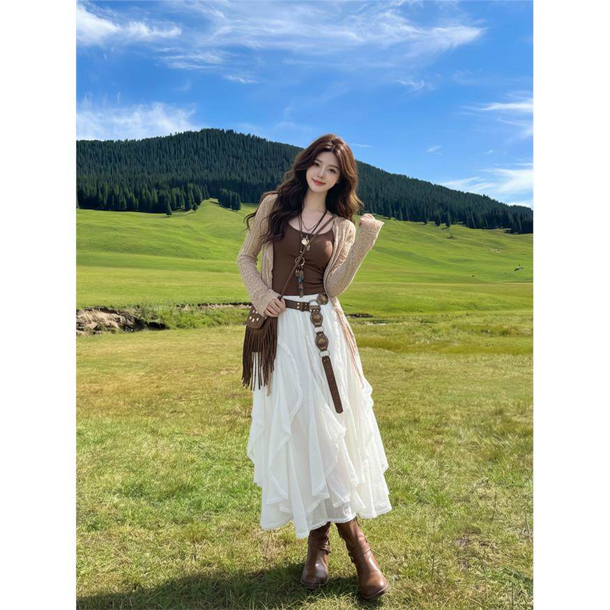 川西北新疆旅游穿搭美拉