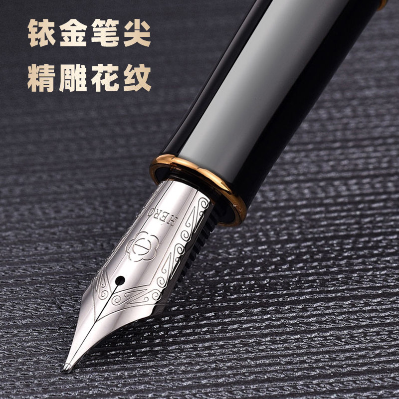 【教师节礼物】英雄钢笔礼盒装5020墨水套装成人商务办公学生练字用书法笔男女士高档签名笔官方正品送礼定制