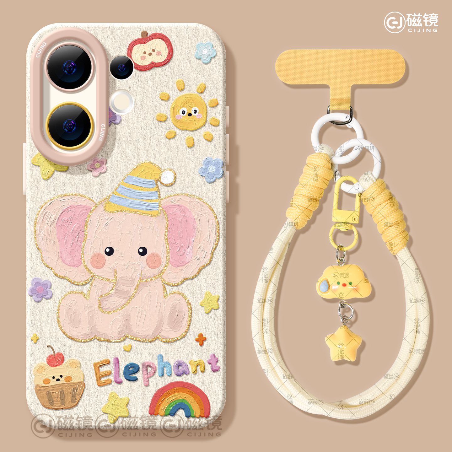 防摔卡通,可爱硅胶vivos30手机壳