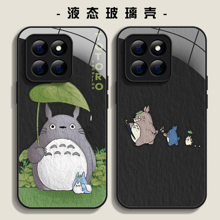 适用小米15ultra手机壳17新款mix4可爱龙猫10s液态civi3玻璃红米note13pro卡通k60潮k70男12x女12spro至尊版9