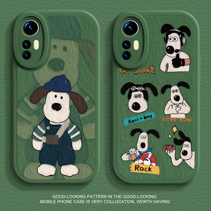 适用小米13手机壳11ultra新款mix4可爱狗狗10s液态civi3硅胶红米note13pro可爱k60软k70男12x女12spro至尊版9