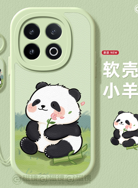 适用iqoo13手机壳女款iqoo11s保护套硅胶10pro全包防摔vivo爱酷9小羊皮neo8pro软外卡通7se竞速版5熊猫花花12