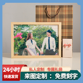 diy拼图照片定制人像真人画像相片女朋友手工游戏礼物订制300片