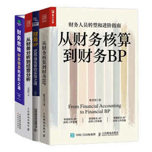 财务BP进阶4本套：从财务核算到财务BP 财务人员转型进阶指南+财务BP：500强高管的实践之道+从财务分析到经营分析+财务思维：财务