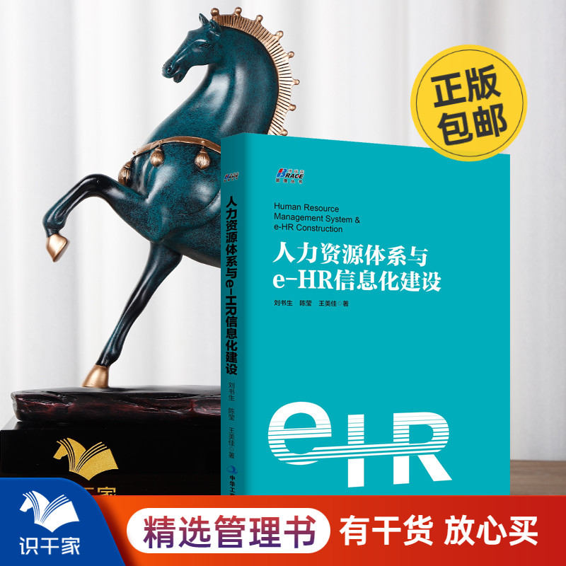 人力资源体系与e-HR信息化建设 全面系统专业HR体系建设 刘书生陈莹王美佳著绩效管理薪酬市场管理人事书籍