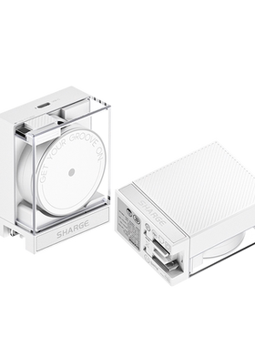 电丸科技闪极唱片65W充电器头自带伸缩线PD快充头适用iPhone16Promax苹果15Pro手机MacBook笔记本iPad平板