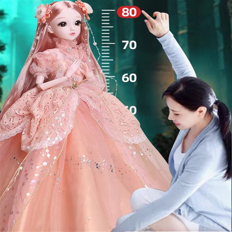 德国洋娃娃玩具80厘米套装爱莎公主艾莎2025新款大号超大礼盒换装