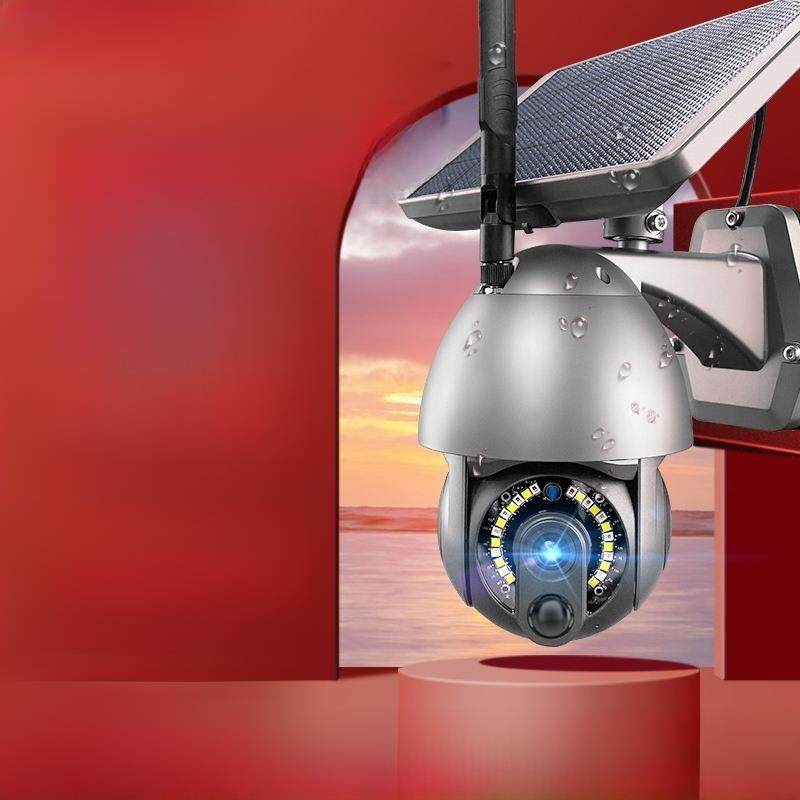 威达安防数码太阳能智能摄像头360度无死角4g监控手机远程摄像头