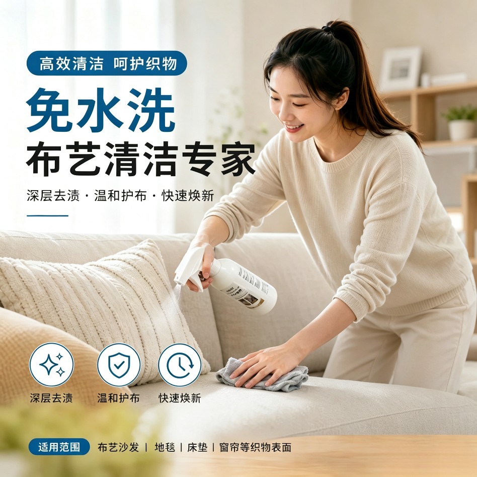 【免拆卸】布艺沙发干洗
