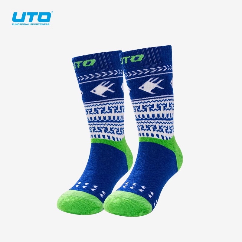 UTO悠途男女童儿童羊毛袜