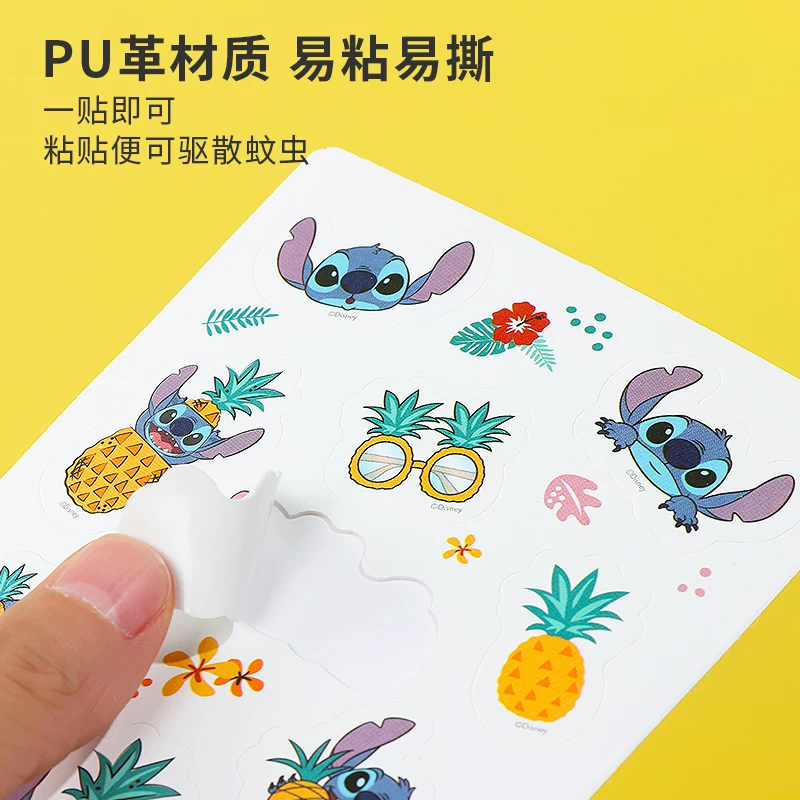Miniso, Disney, полиуретановая детская защитная наклейка, наклейка для поездок, наклейки от комаров