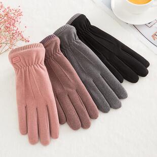 Winter Thickened Thermal Cold-Proof Cycling Gloves for Women