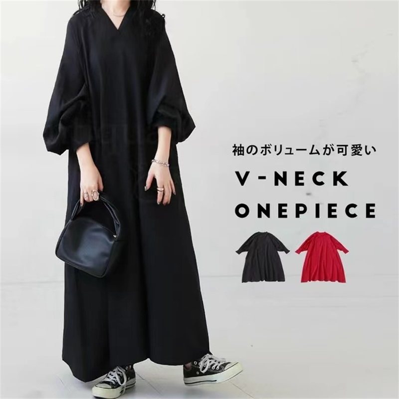日系文艺宽松大码衬衫裙