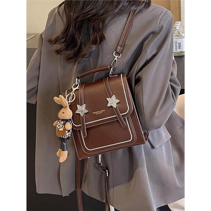 双肩包小型2026新款防水设计感小众旅游轻便书包女ins外出小背包