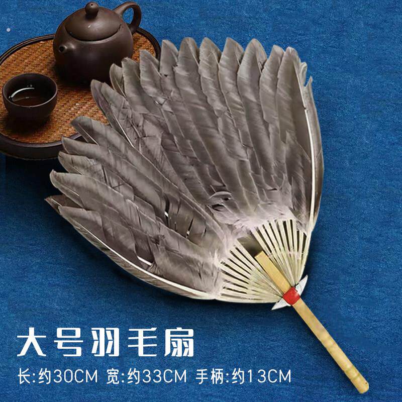羽毛扇子夏季鹅毛扇夏天老式手工蒲扇古风中国风舞蹈