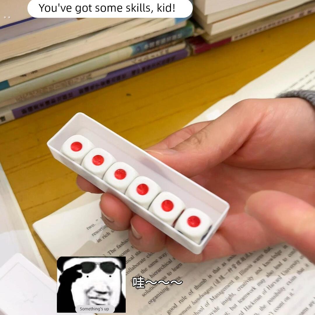 超能力骰子控制同点数筛盅创意解压玩具近景魔术道具儿童益智玩具