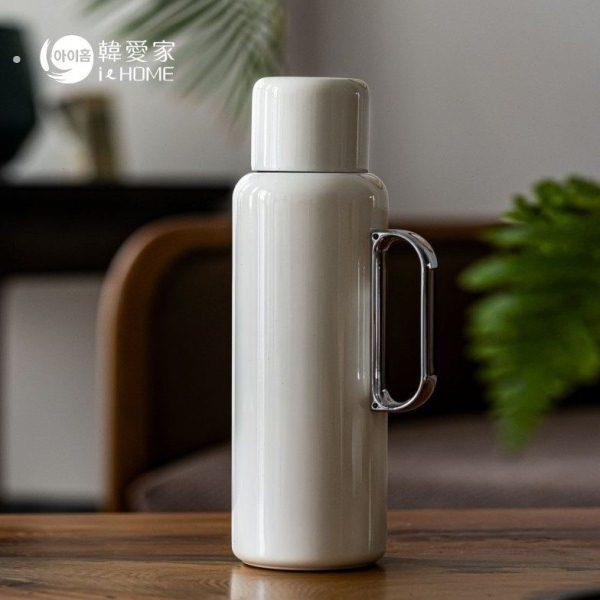韩爱家焖茶壶机械显温保温壶316不锈钢白茶闷泡壶茶水分离泡茶杯