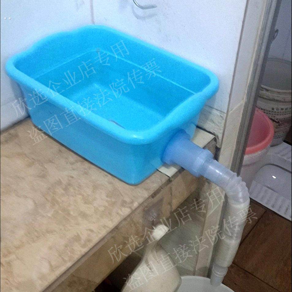 侧排水厨房塑料洗菜简易洗碗池带下水免临时安装可移动水池水槽