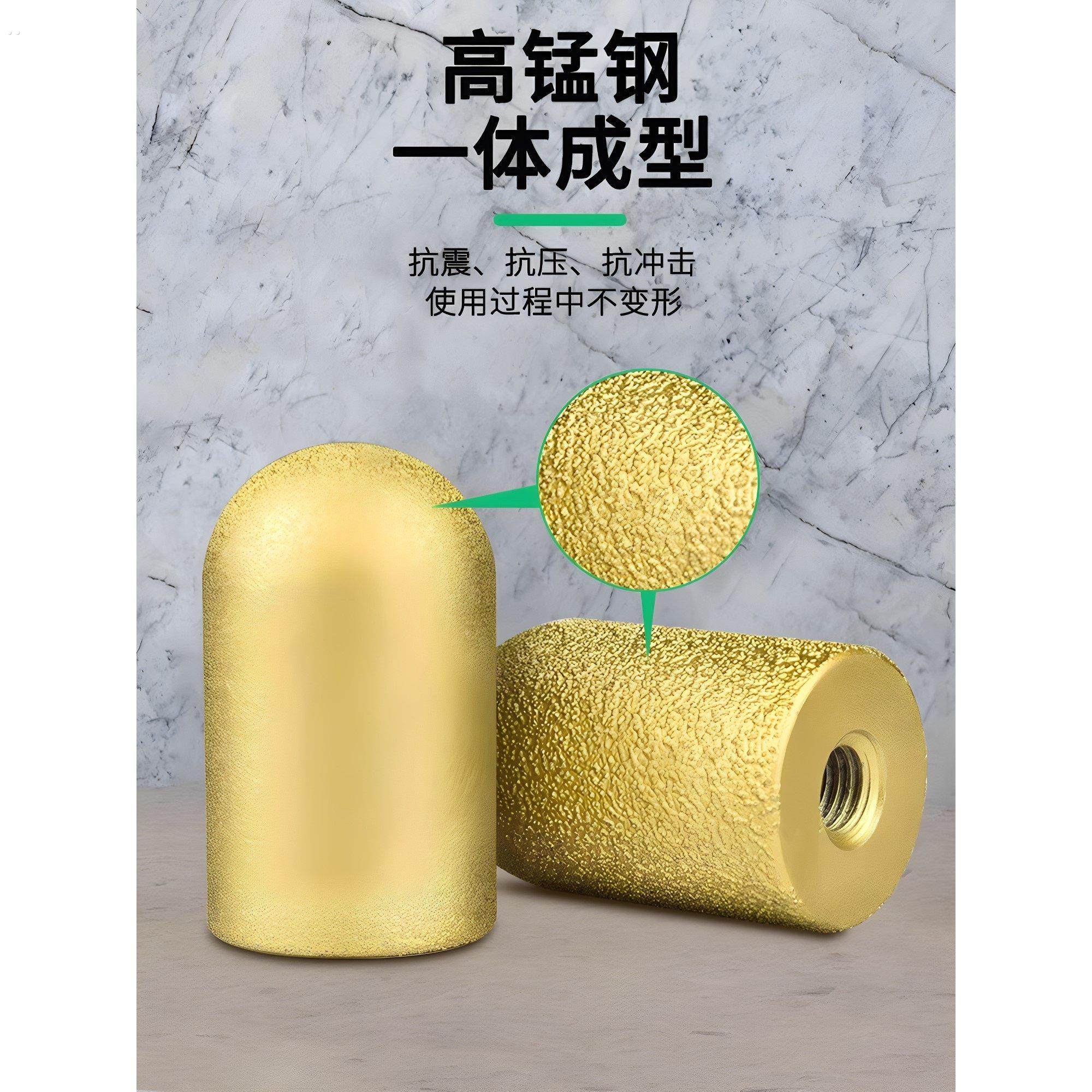 后挡水圆弧打磨头石材瓷砖玻璃圆弧磨轮修边打磨抛光角磨机打磨头