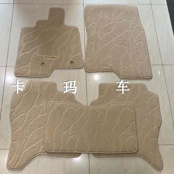 帕杰罗V93地毯帕杰罗V97脚垫V73地毡V87专用棉绒毛原车厂地垫劲畅