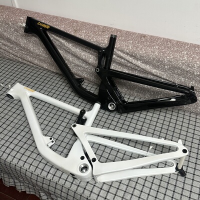 CHIBITE碳纤维全地形软尾速降山地车架AM越野Enduro超轻动作灵活