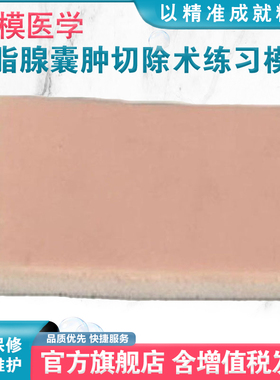 弘模HOM/LV5-1皮脂腺囊肿切除术练习模型临床外科手术缝合术操作训练模块