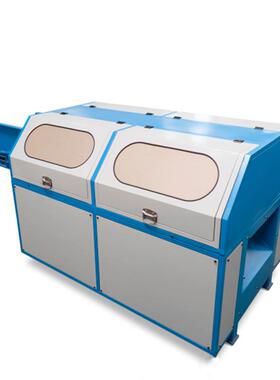 两组刀海绵切粒机乳胶棉切丁机泡沫绵碎粒机颗粒均匀精加工看得见