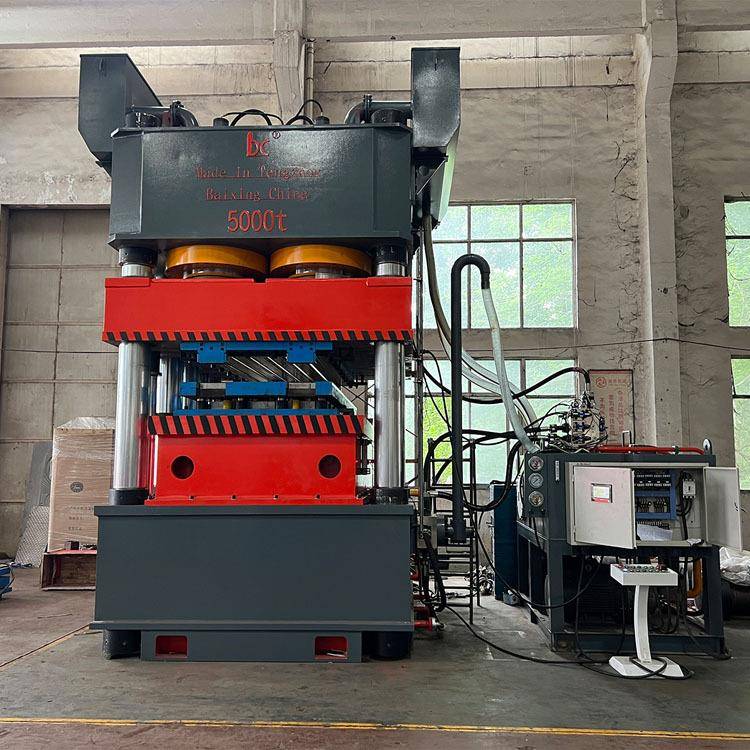 泰群5000吨集装箱液压机货运火车车厢压制成型油压机