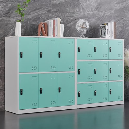 密码锁储物柜教室书包柜铁皮柜