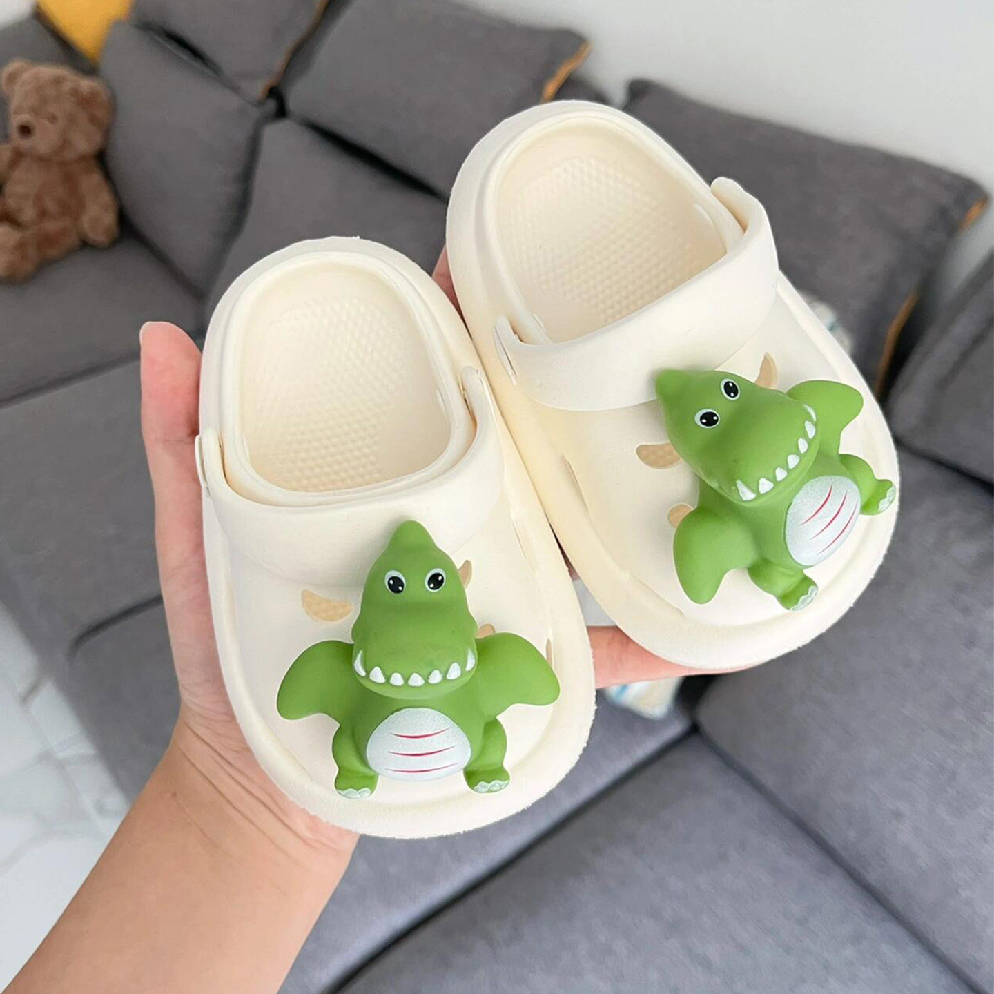 鳄鱼儿童洞洞鞋男童夏季外穿舒适宝宝凉拖鞋防滑防臭沙滩鞋软底