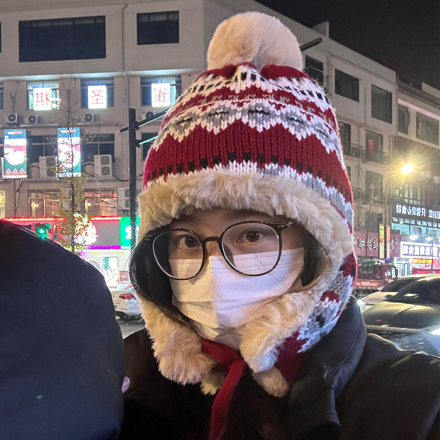 费尔岛骑行帽子防寒保暖女秋冬天防风护耳雷锋帽东北显脸小毛线帽,服饰配件/皮带/帽子/围巾,帽子,淘宝优惠券,粉丝福利购,淘宝优惠卷