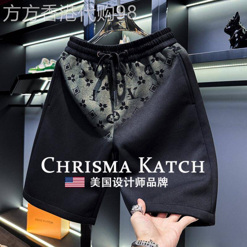 出口美国⭐Chrisma Katch~男士高端印花短裤潮牌运动沙滩五分裤