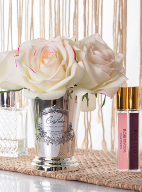 【官方正品】法国COTE NOIRE无火香氛花七朵玫瑰持久留香生日摆件