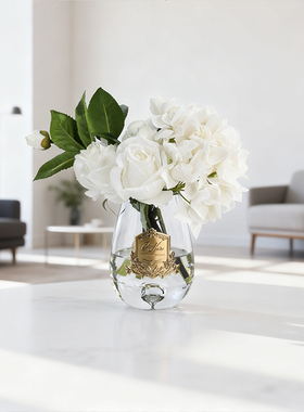 COTE NOIRE 法国香氛花新朝露玫瑰绣球花束家居香薰礼物轻奢