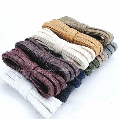 梵菲奇打蜡鞋带扁适配皮鞋带扁休闲鞋皮鞋高帮马丁靴子鞋带帆布鞋