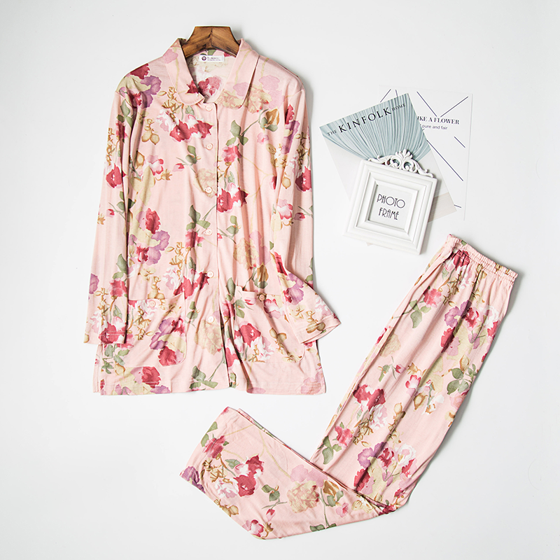 女真丝针织家居服舒适轻薄